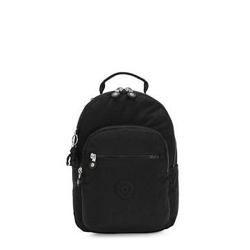 Kipling Seoul Small Classic Tablet Backpacks Black Noir | AU 1608WN